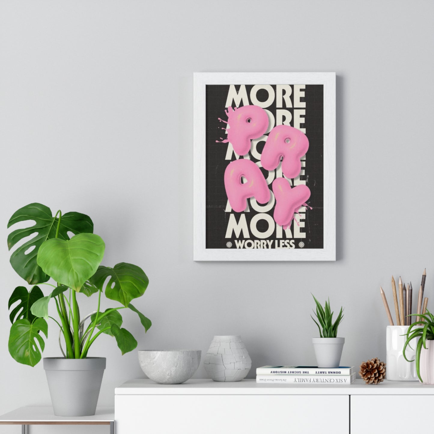 Motivational Vertical Framed Poster, Inspirational Home Decor, Wall Art for Mindfulness, Gift for Friends, Office Wall Hanging, [...]